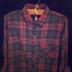 New York and Company plaid shirt
